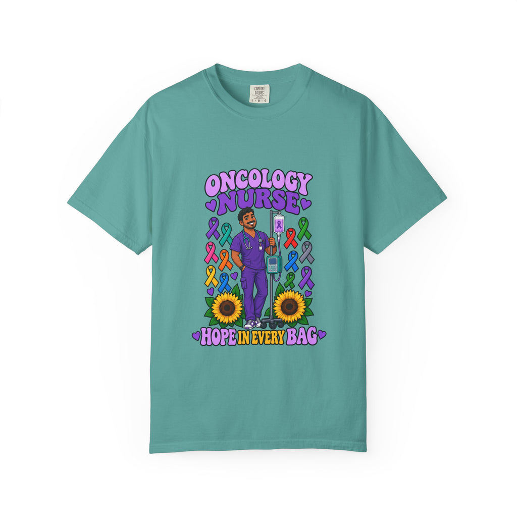 Oncology Male Nurse Hope in Every Bag Tee