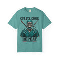 Cut Fix Close Repeat Surgeon Skeleton Doctor Comfort Colors T-Shirt