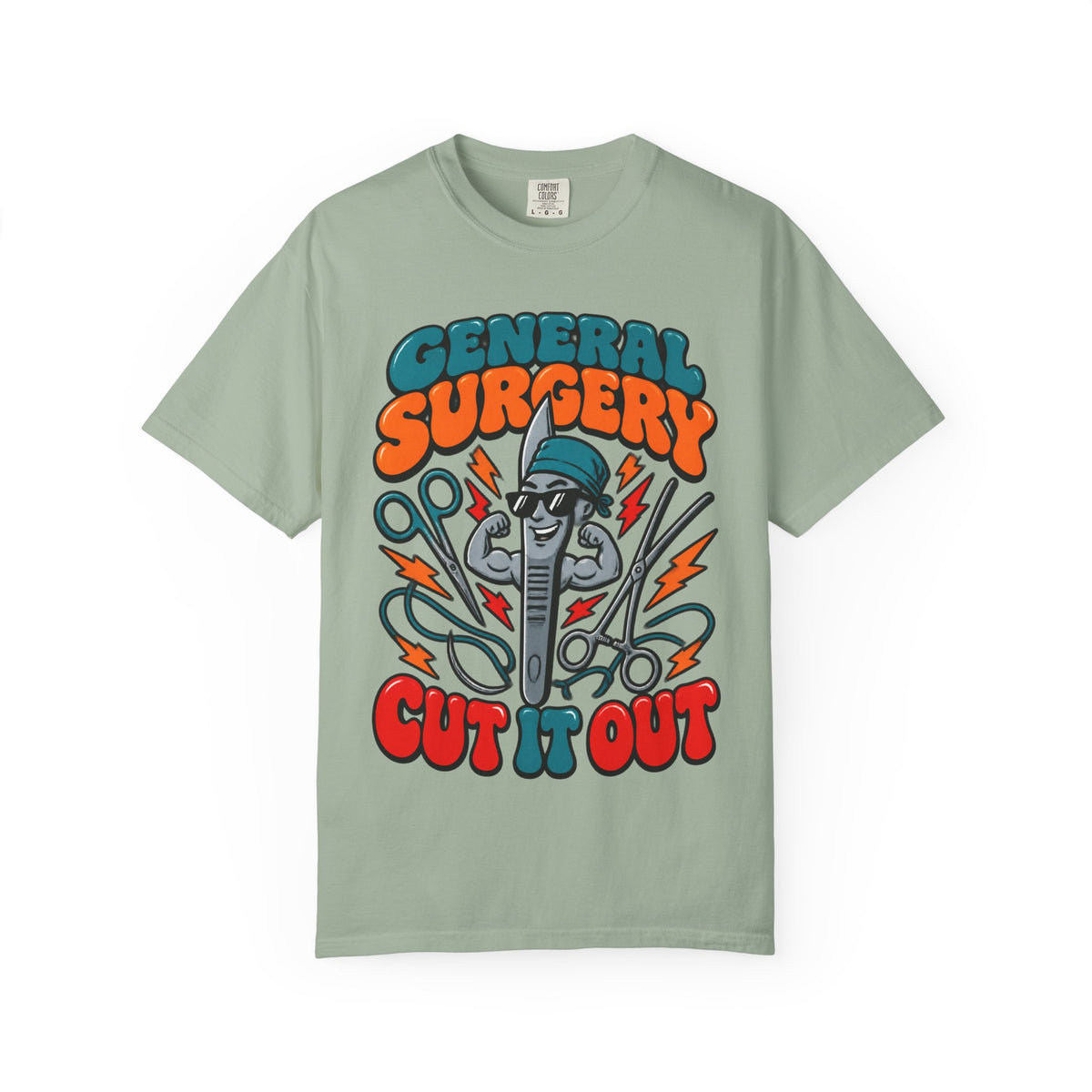 General Surgery Cut It Out Funny Surgeon Comfort Colors T-Shirt