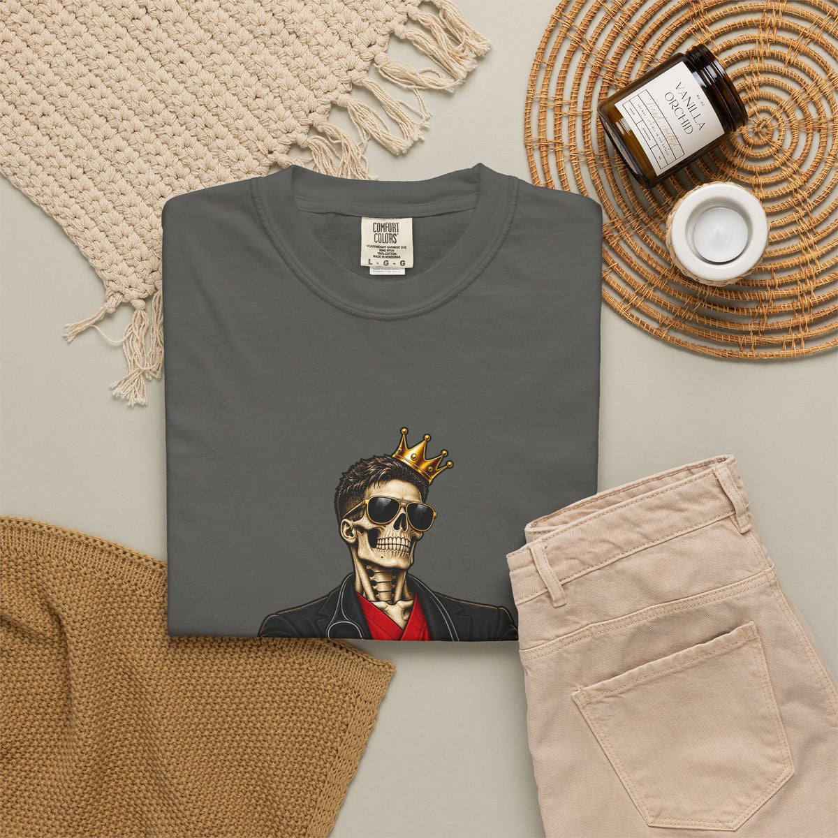 Not Bossy Just the Boss Skeleton Male Nurse Manager Comfort Colors T-Shirt