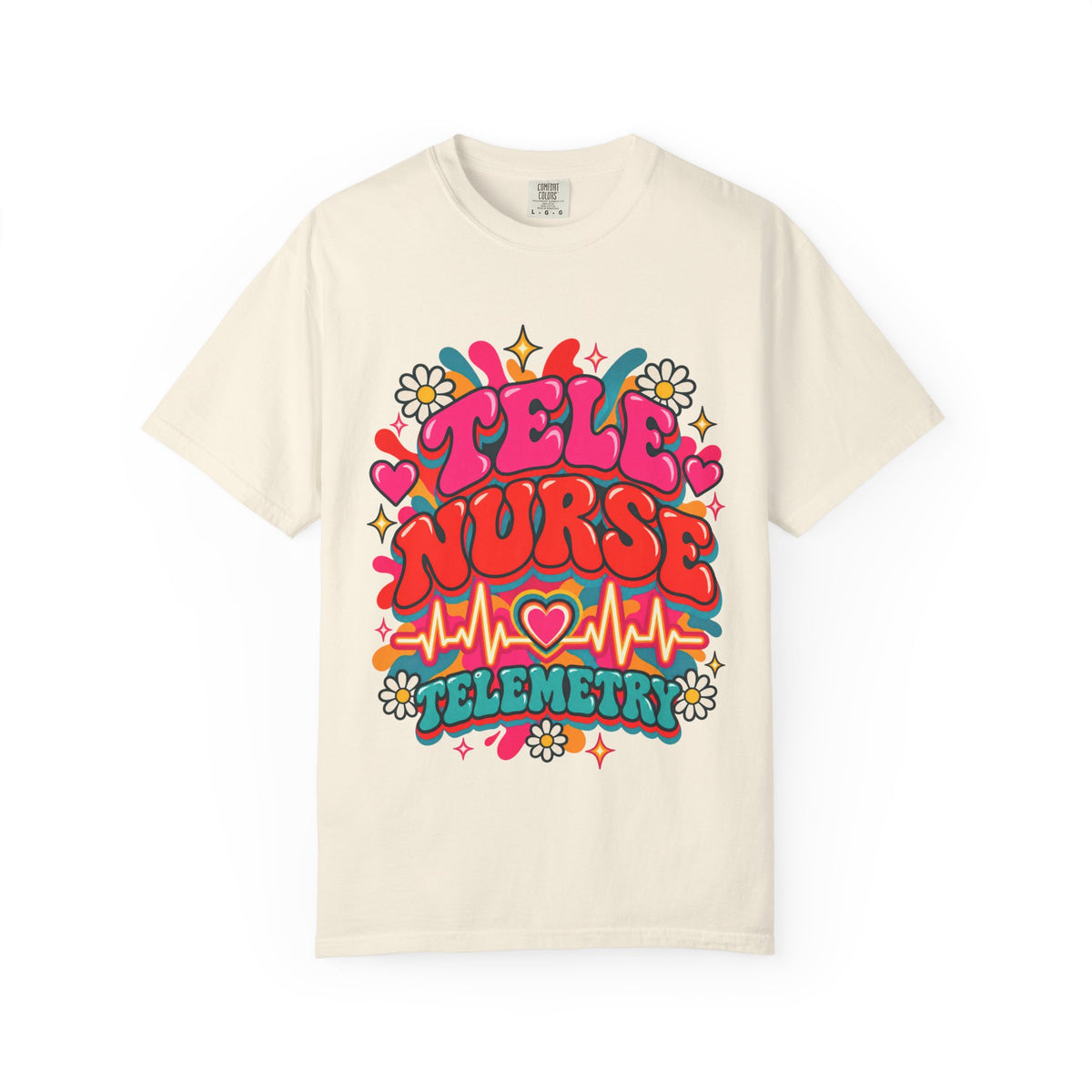 Tele Nurse Telemetry Comfort Colors T-Shirt