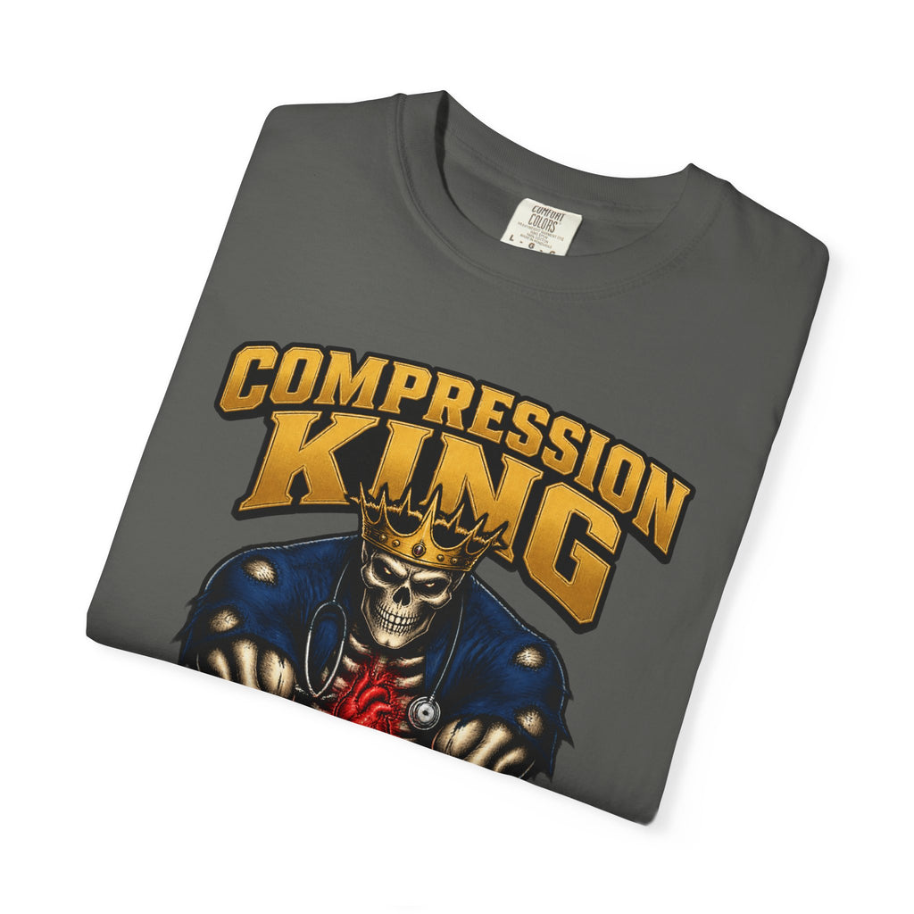 Compression King CPR Skeleton Nurse Comfort Colors T-Shirt