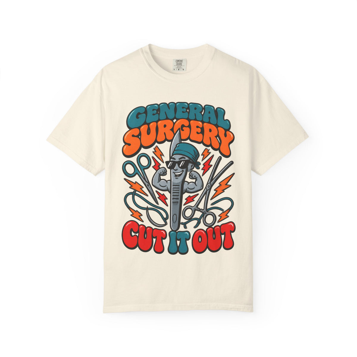 General Surgery Cut It Out Funny Surgeon Comfort Colors T-Shirt
