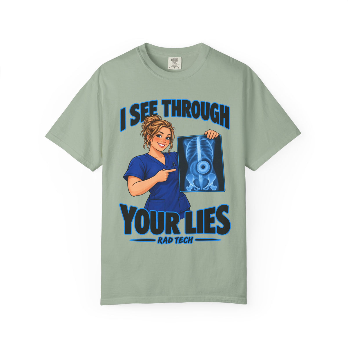 I See Through Your Lies Women's Rad Tech Tee