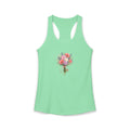 Wildflower Stethoscope RN Women's Racerback Tank Top