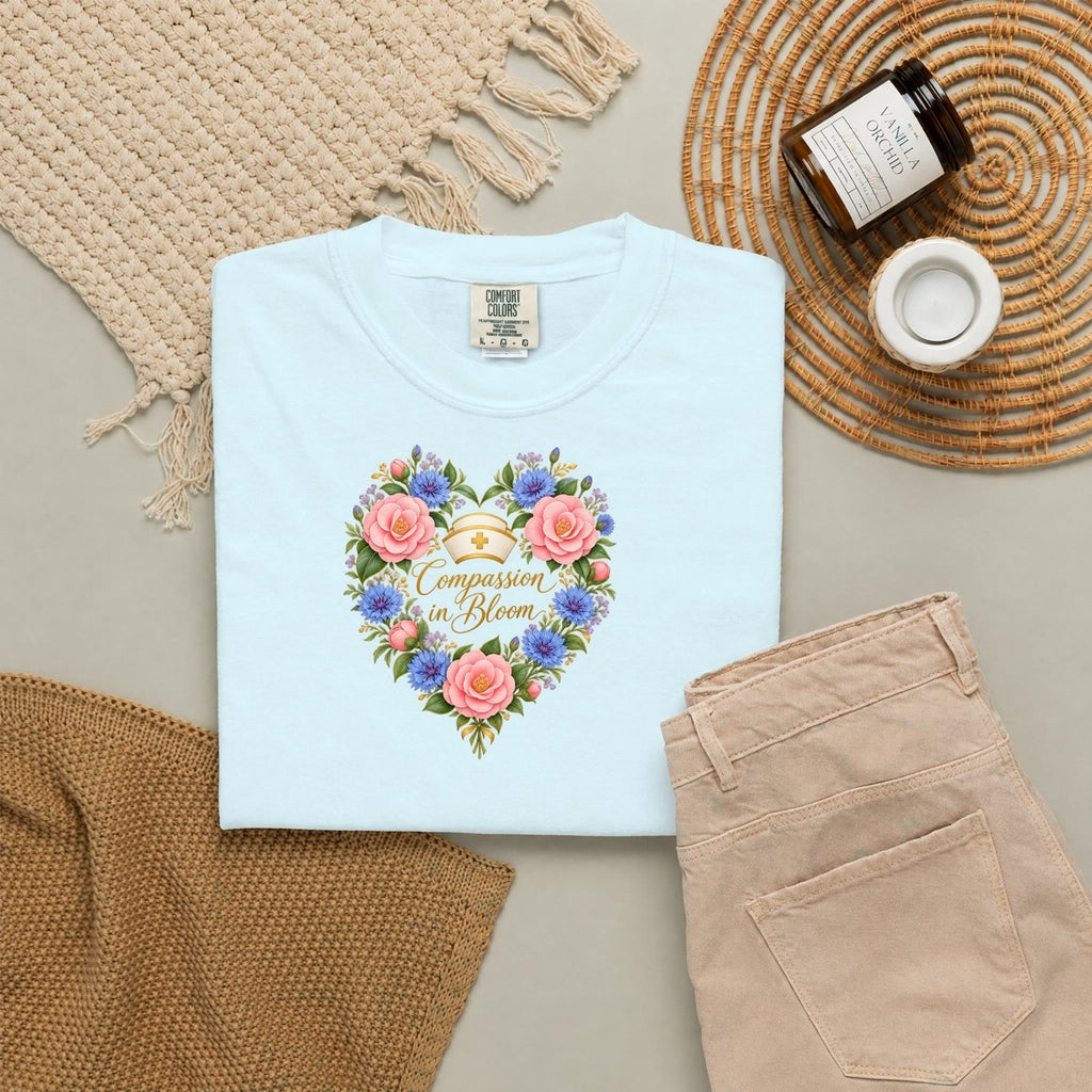 Compassion in Bloom Nurse Tee