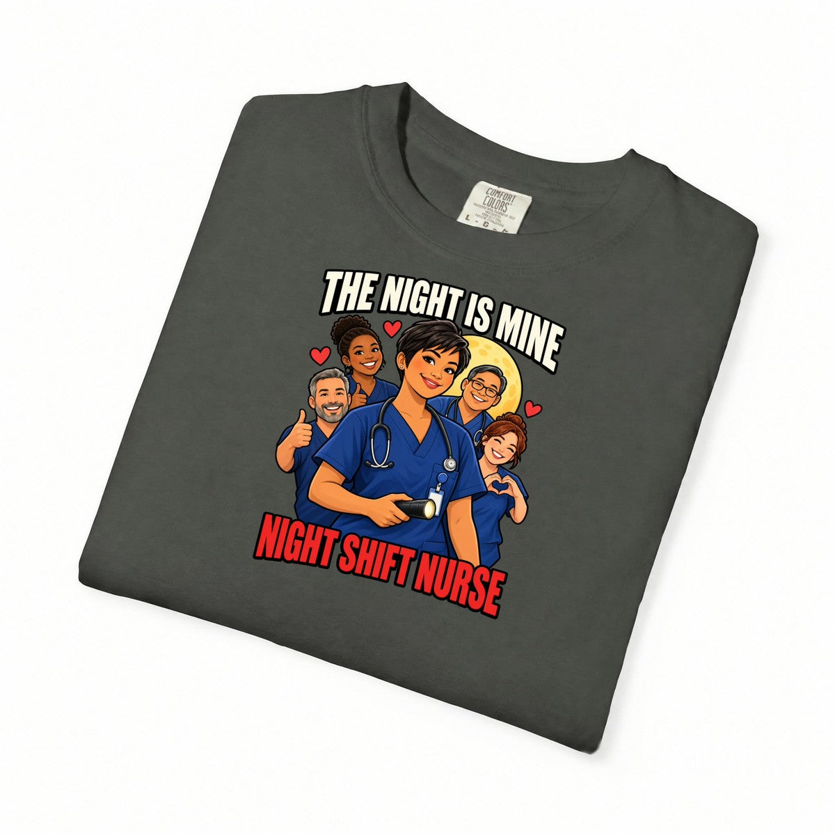 The Night Is Mine Night Shift Women's Nurse Tee
