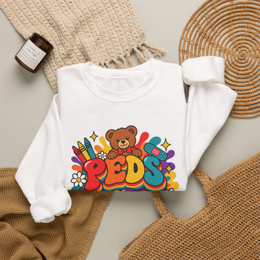 Peds Nurse Pediatrics Crewneck Sweatshirt