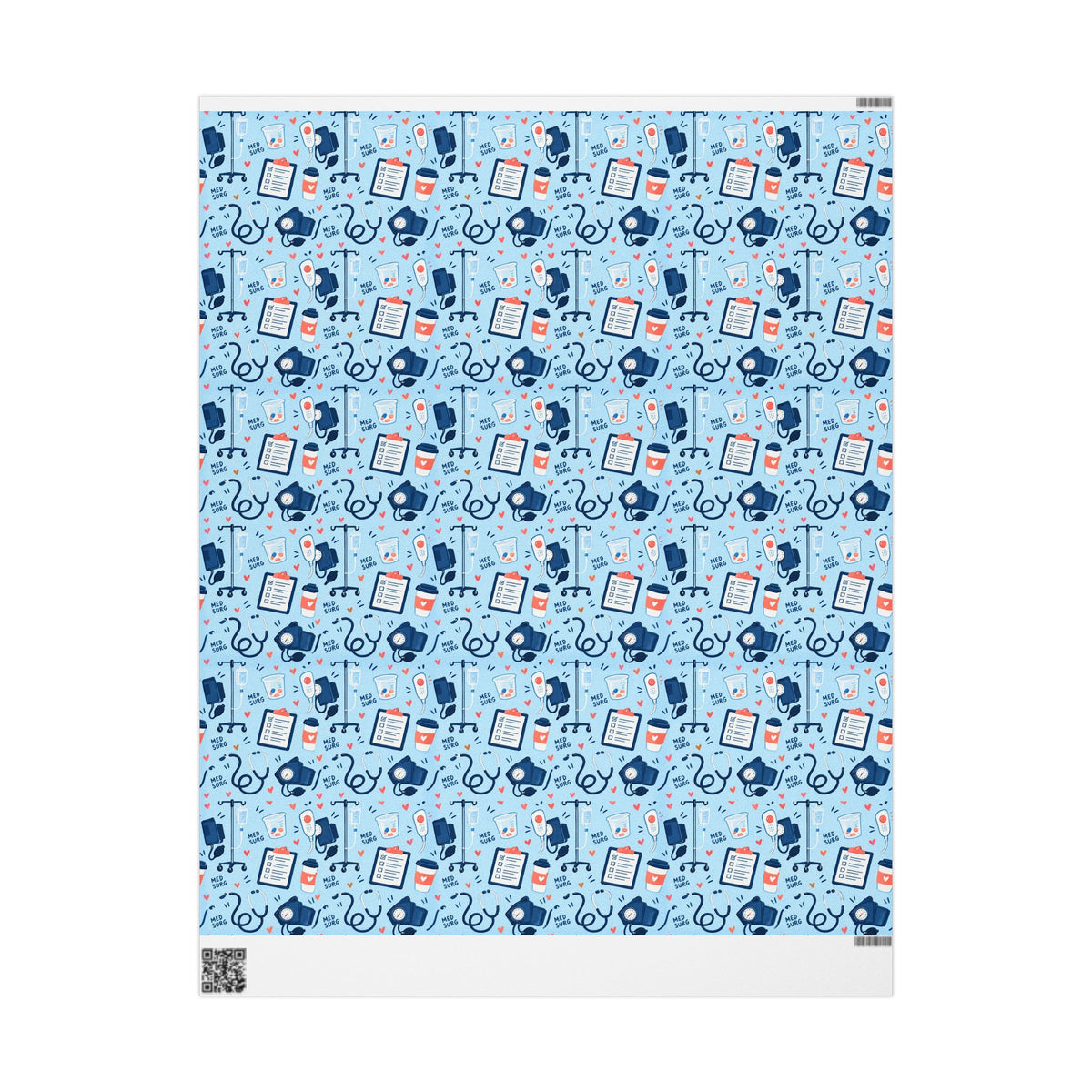 Med Surg Nurse Wrapping Paper Year Round