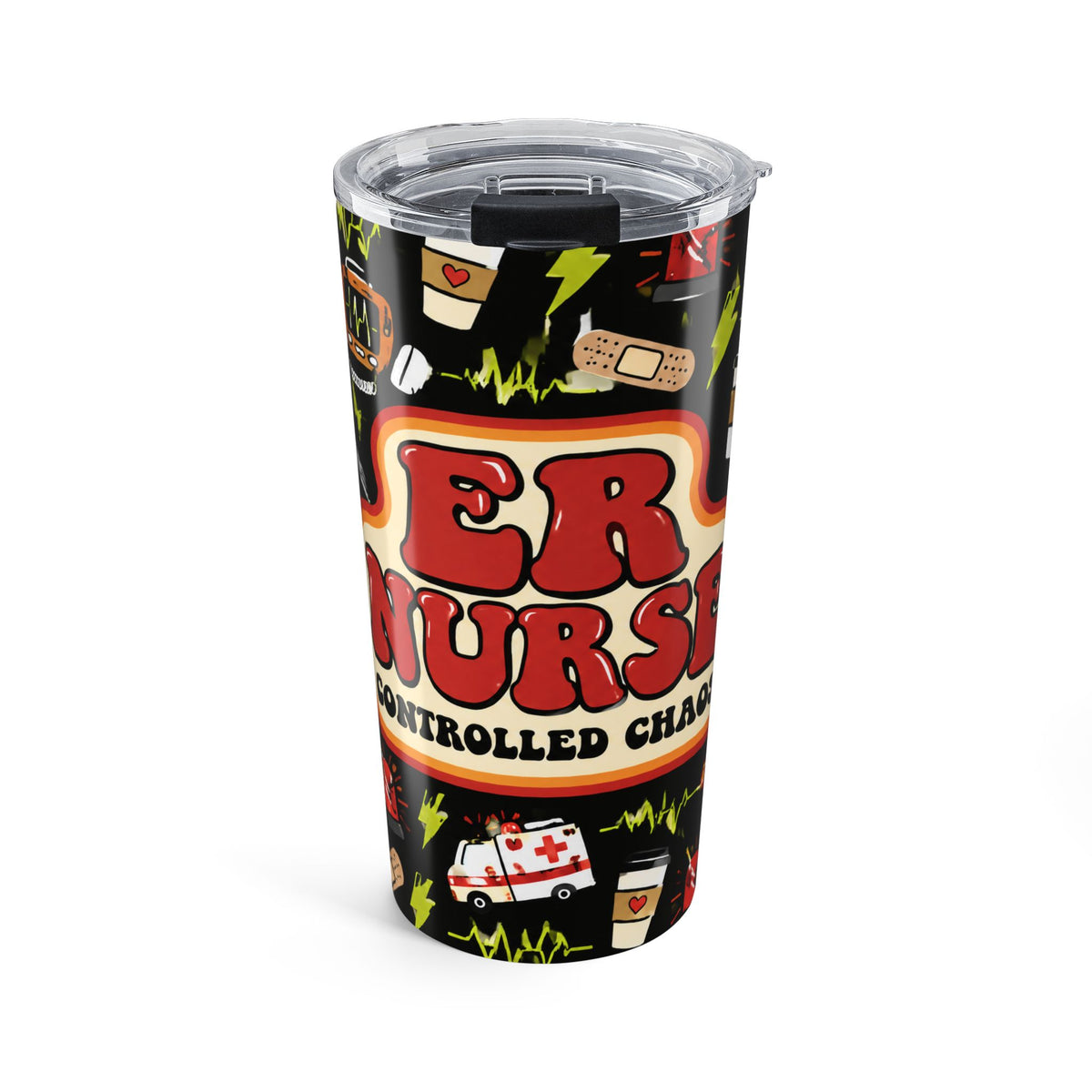 ER Nurse Controlled Chaos 20oz Skinny Tumbler