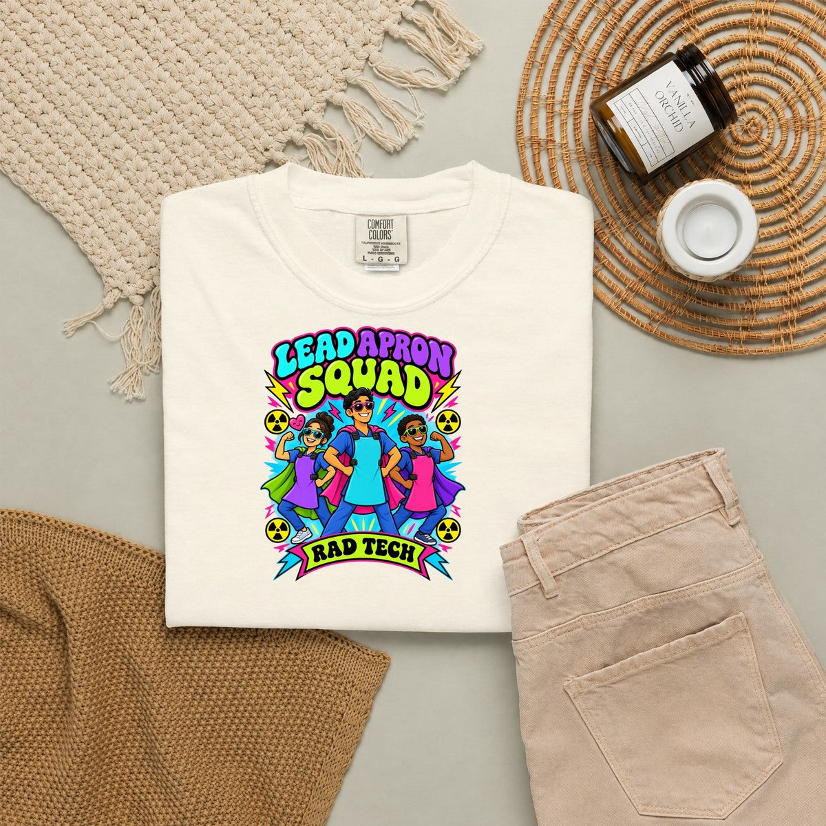 Lead Apron Squad Rad Tech Tee
