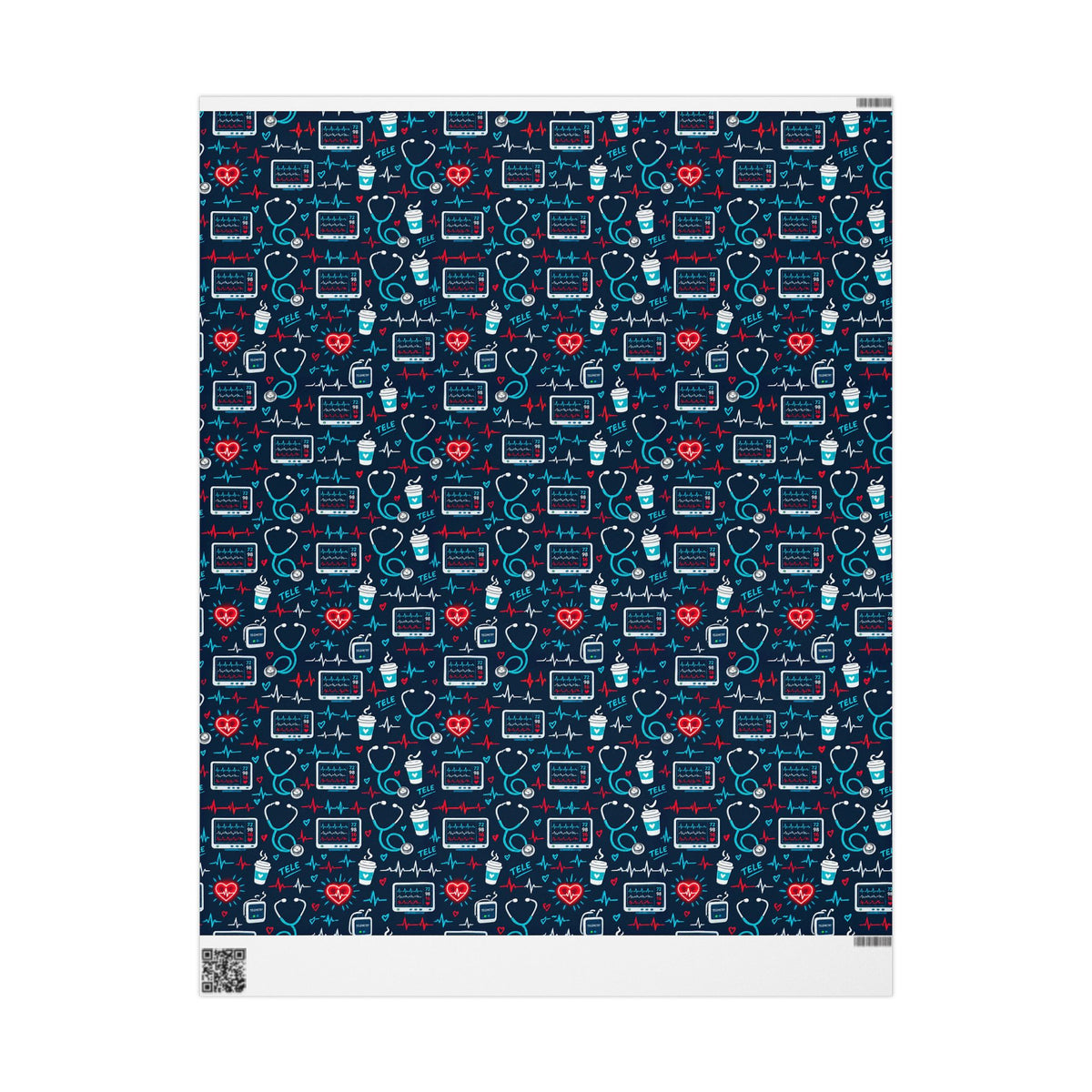 Telemetry Nurse Wrapping Paper Year Round
