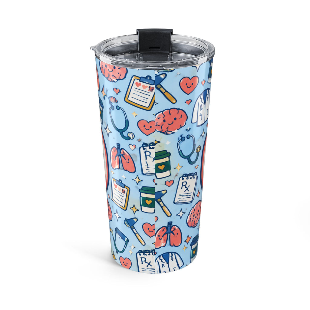 Doctor Powered by Coffee and Differentials 20oz Skinny Tumbler