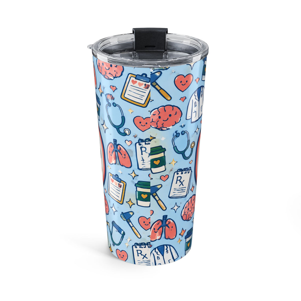 Doctor Powered by Coffee and Differentials 20oz Skinny Tumbler