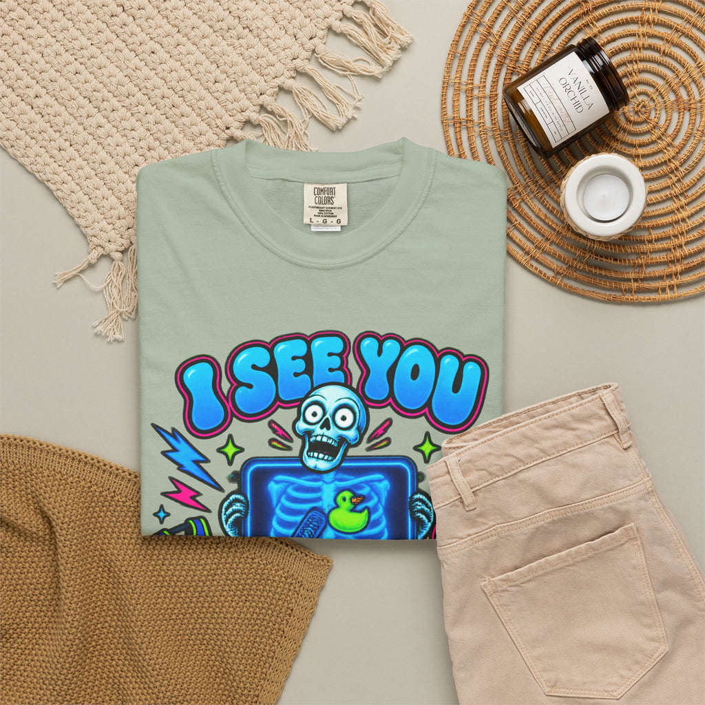 I See You From the Inside Out Funny Radiology X-Ray Tech Comfort Colors T-Shirt