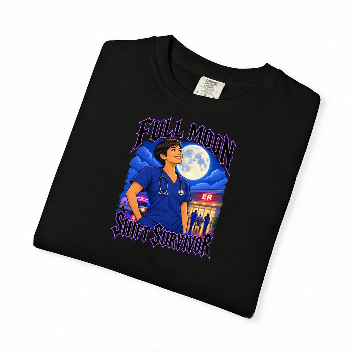Full Moon Shift Survivor ER Women's Nurse Tee