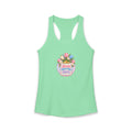 Bloom Where You Chart Nurse Women's Racerback Tank Top