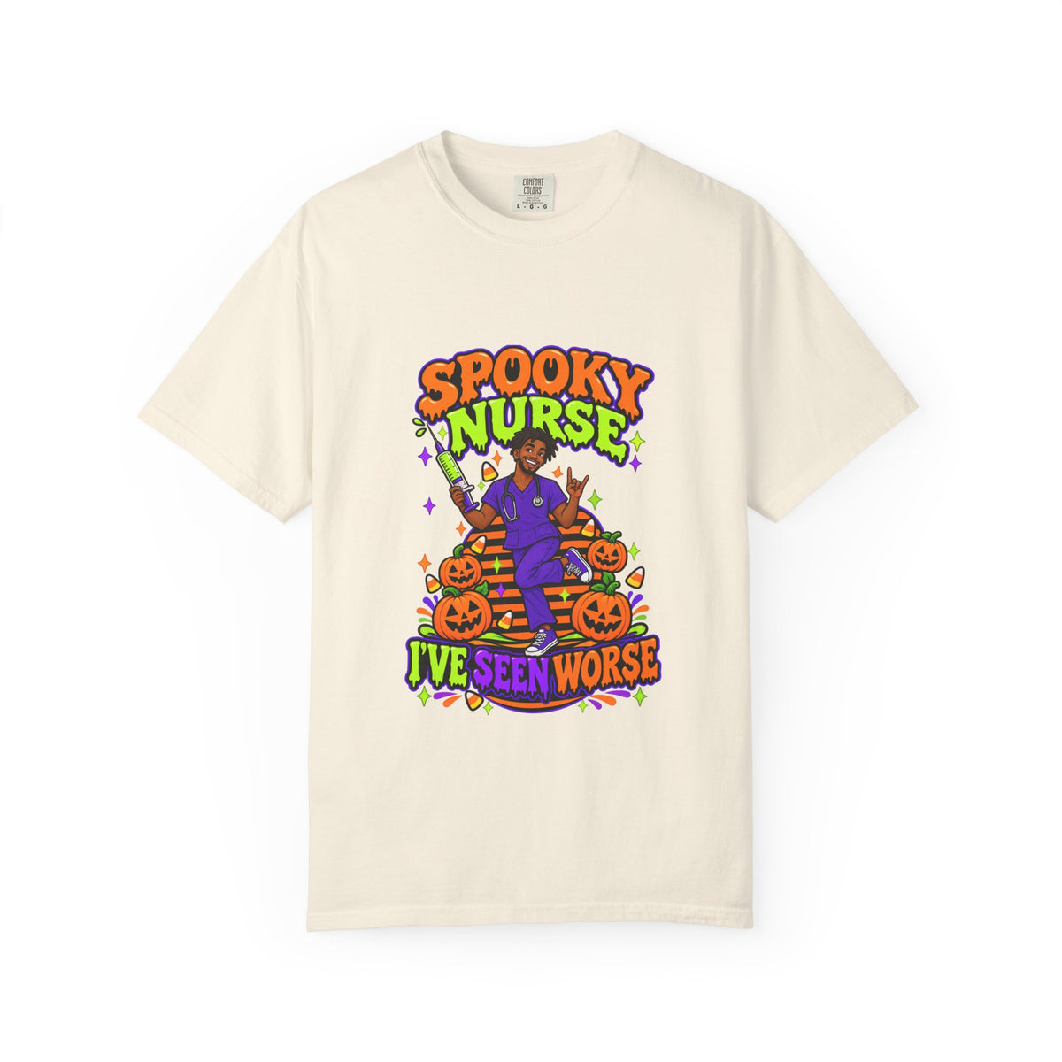 Spooky Male Nurse I've Seen Worse Halloween Tee