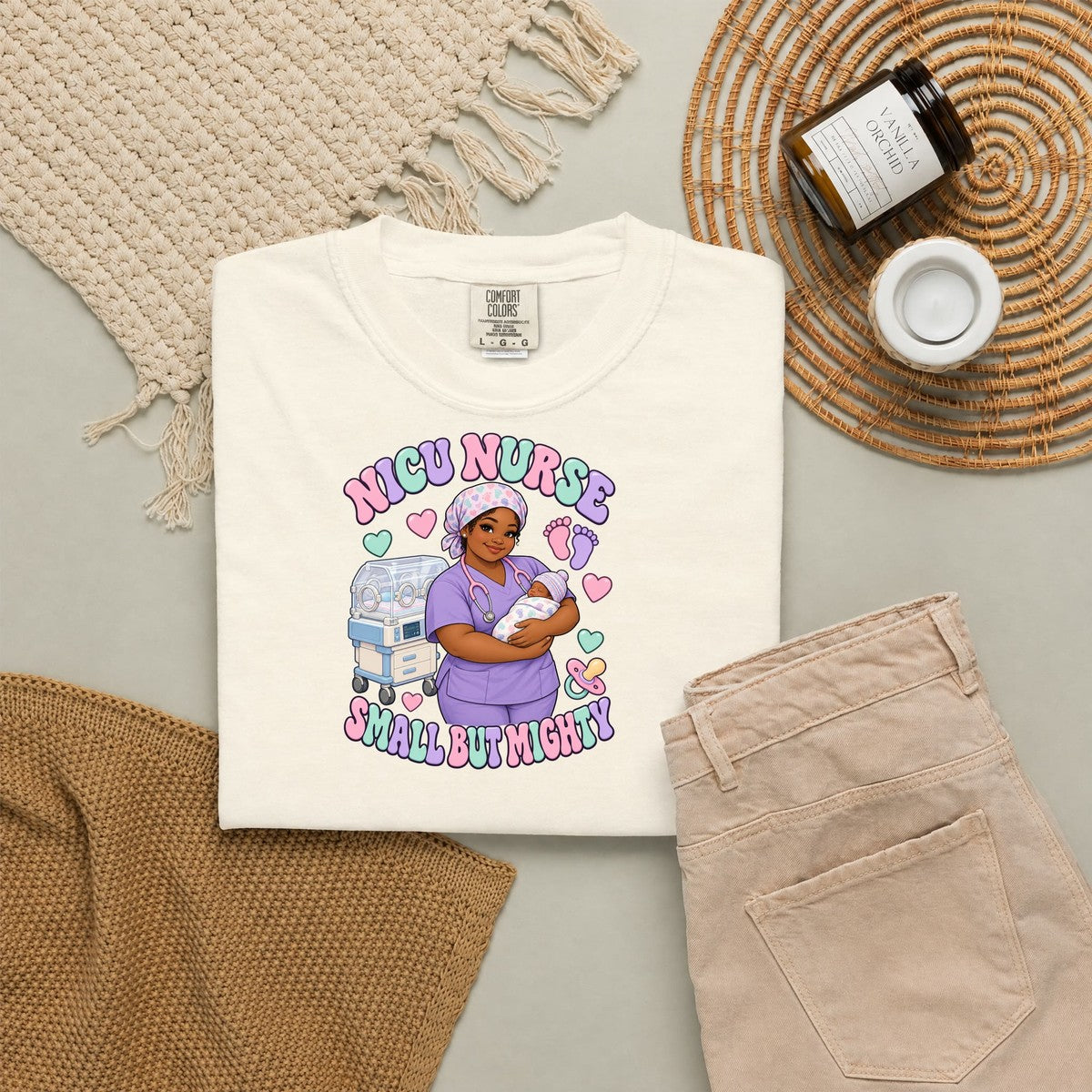 NICU Nurse Small But Mighty Tee