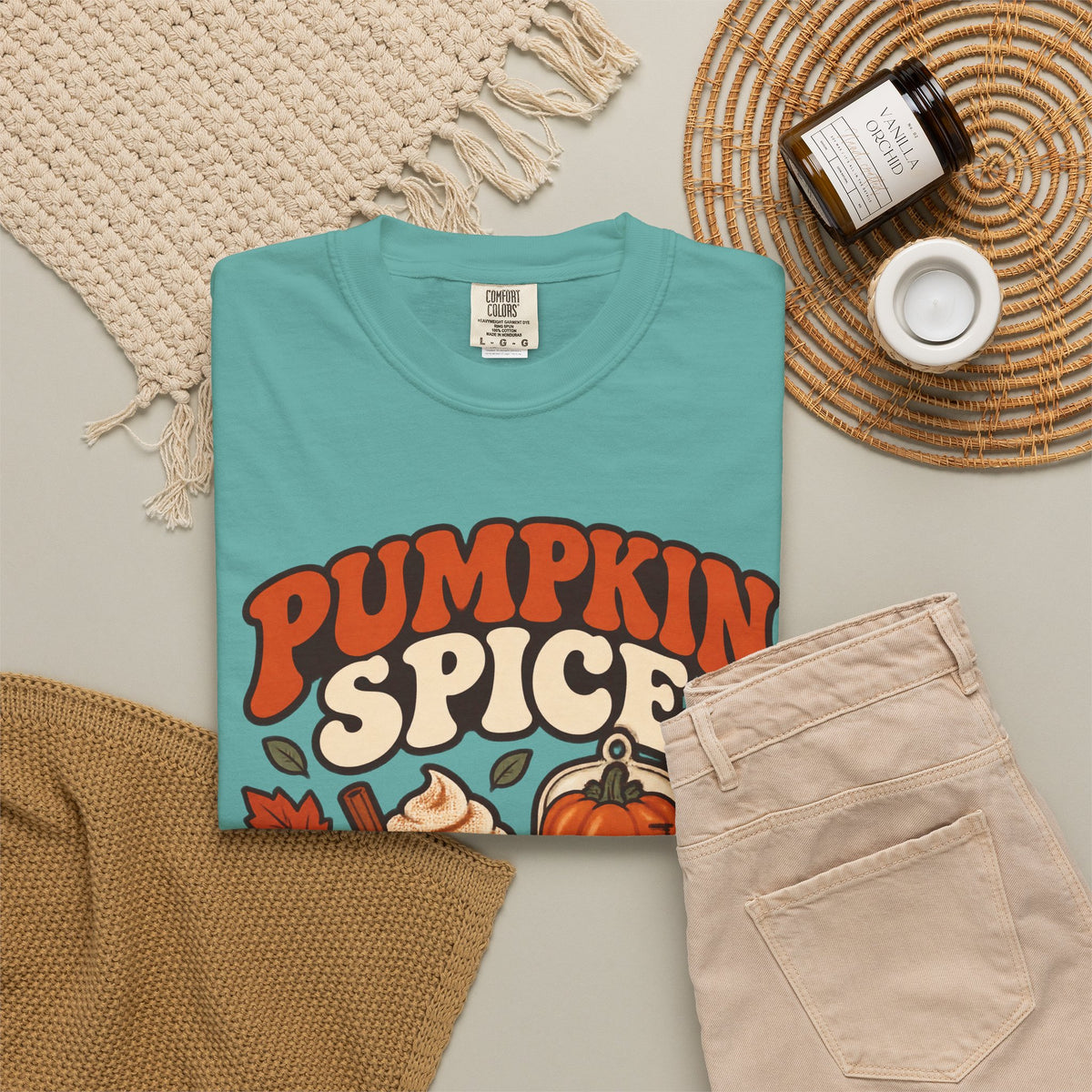Pumpkin Spice & Propofol Fall Nurse Comfort Colors T-Shirt