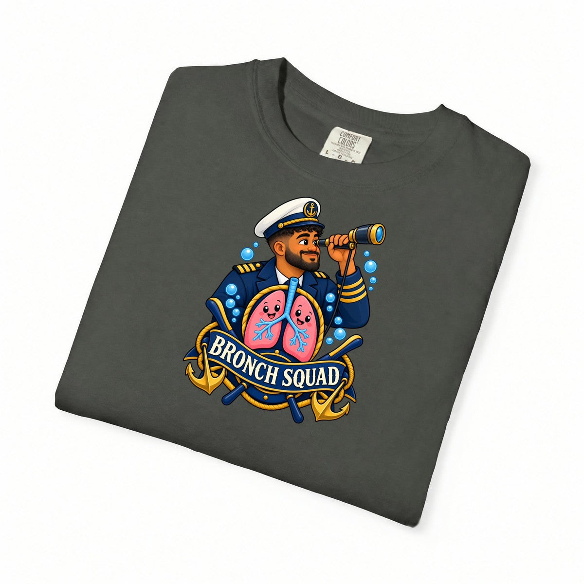 Bronch Squad Respiratory Therapist Comfort Colors T-Shirt