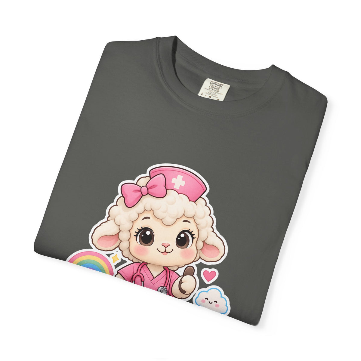 Ewe Got This Lamb Peds Nurse Pink Comfort Colors T-Shirt
