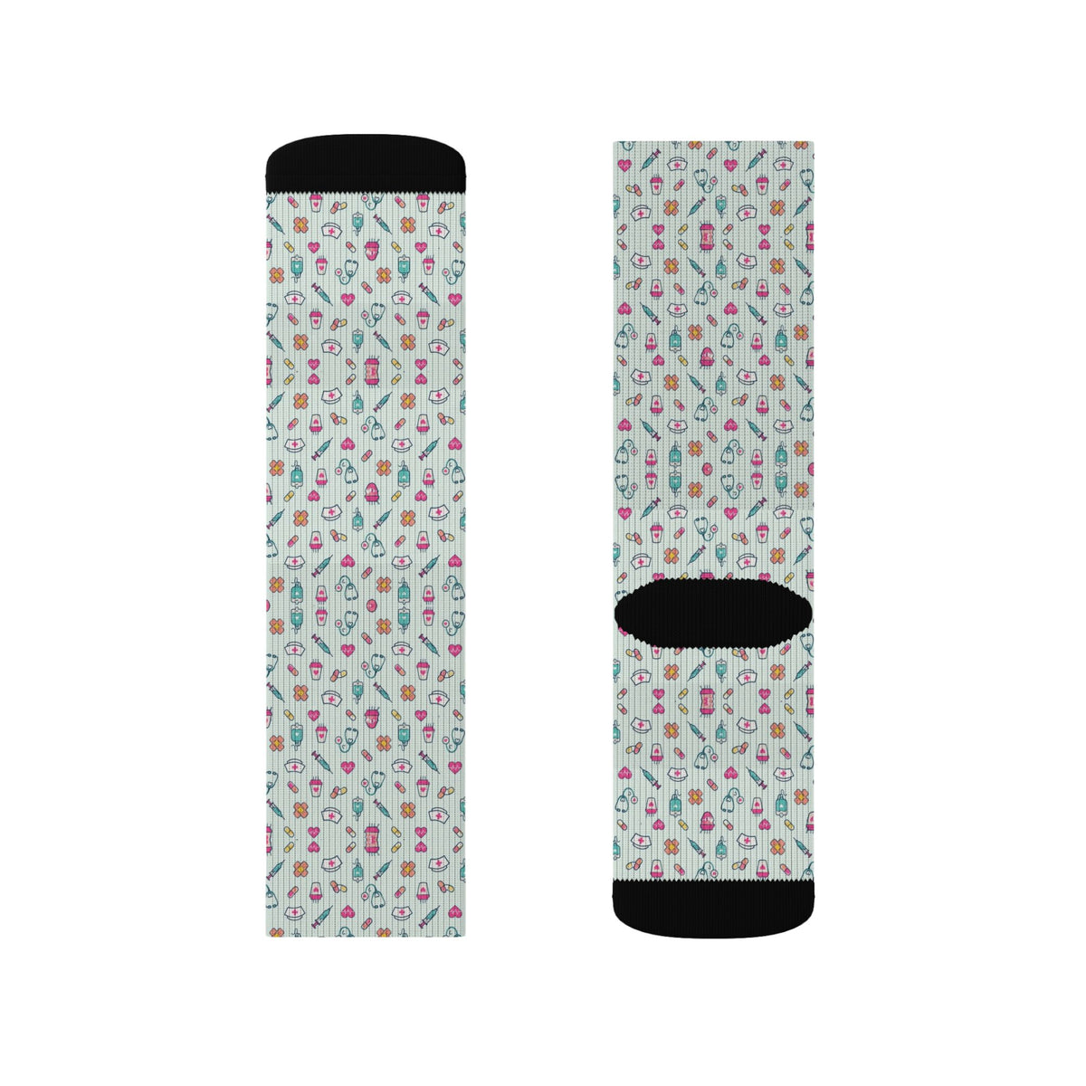 Nurse Life Doodle Nurse Socks