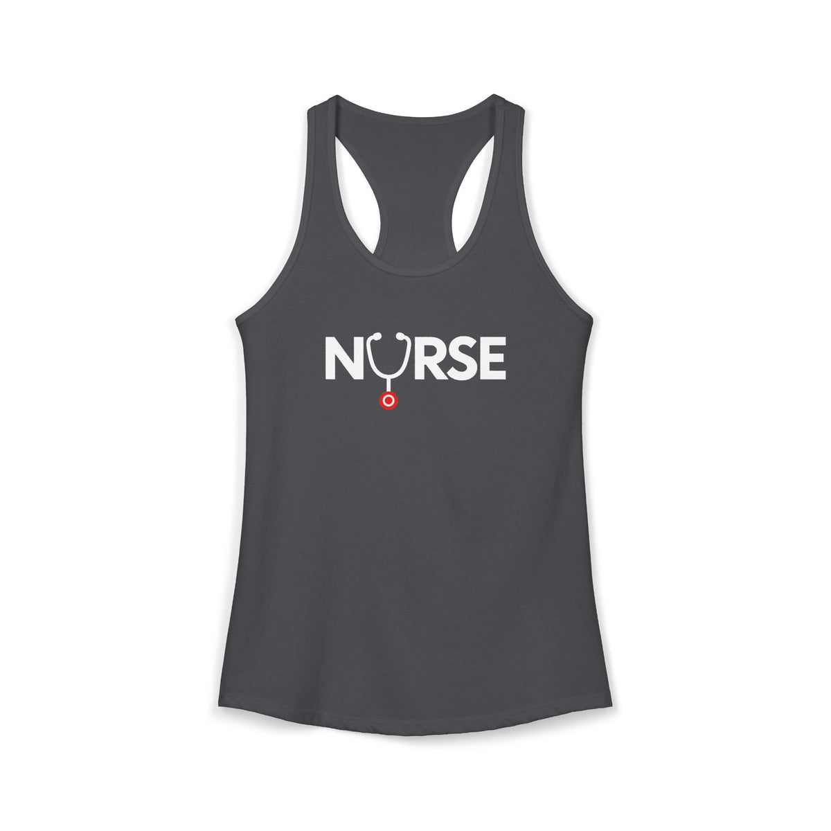 Nurse Stethoscope U Women's Racerback Tank Top