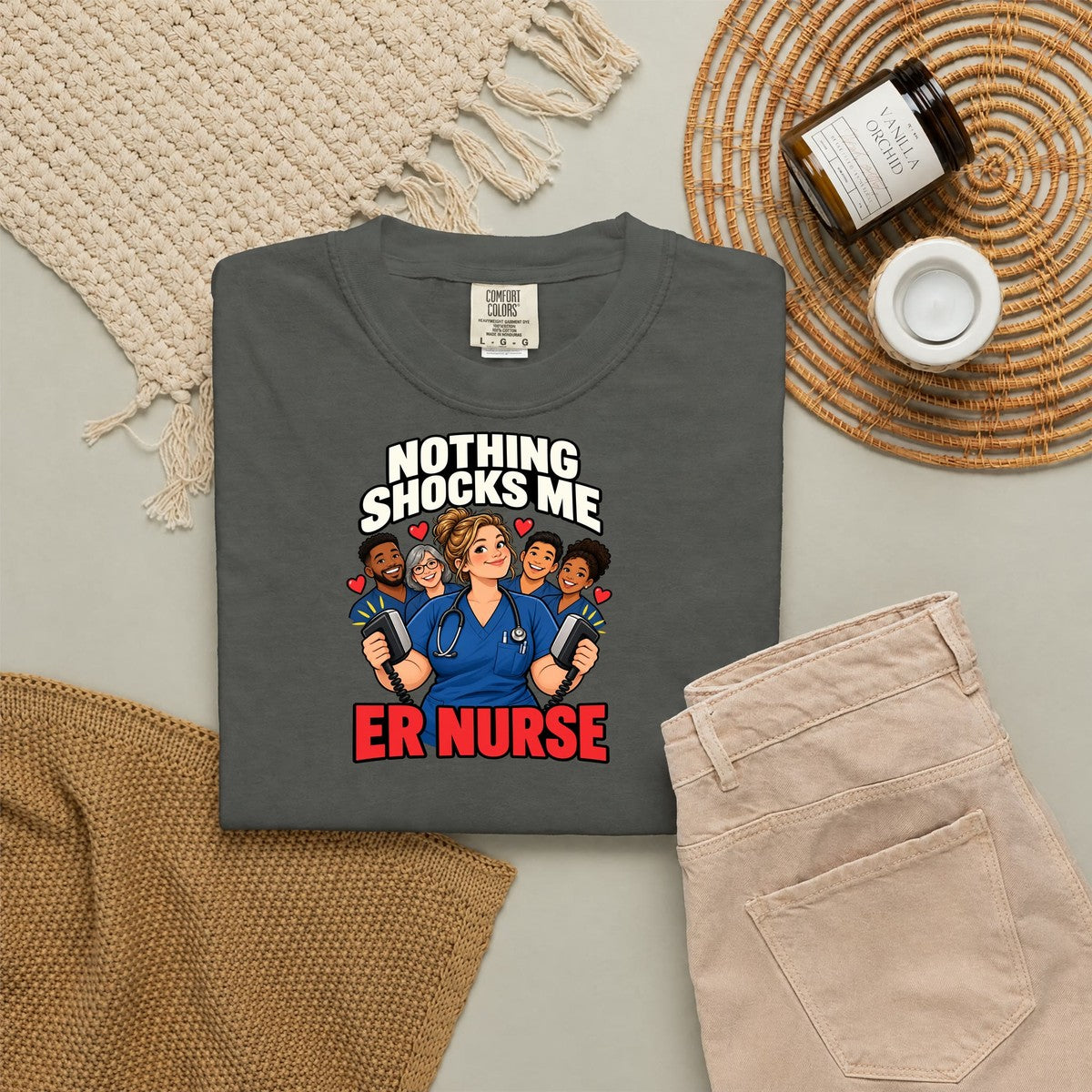 Nothing Shocks Me ER Women's Nurse Tee