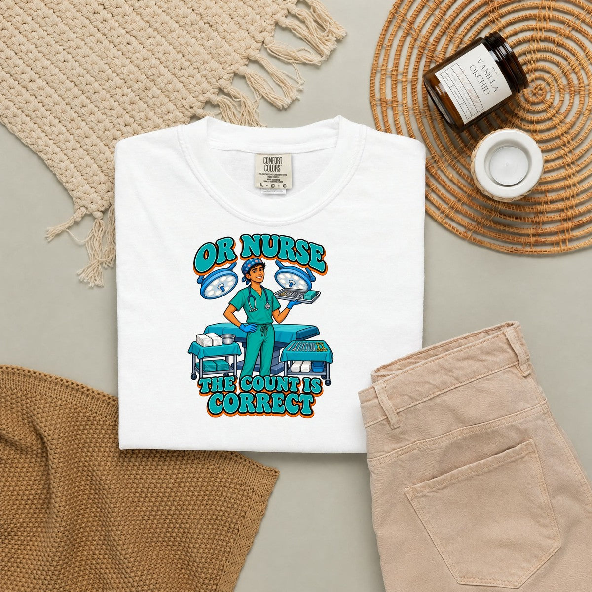 OR Male Nurse The Count Is Correct Tee