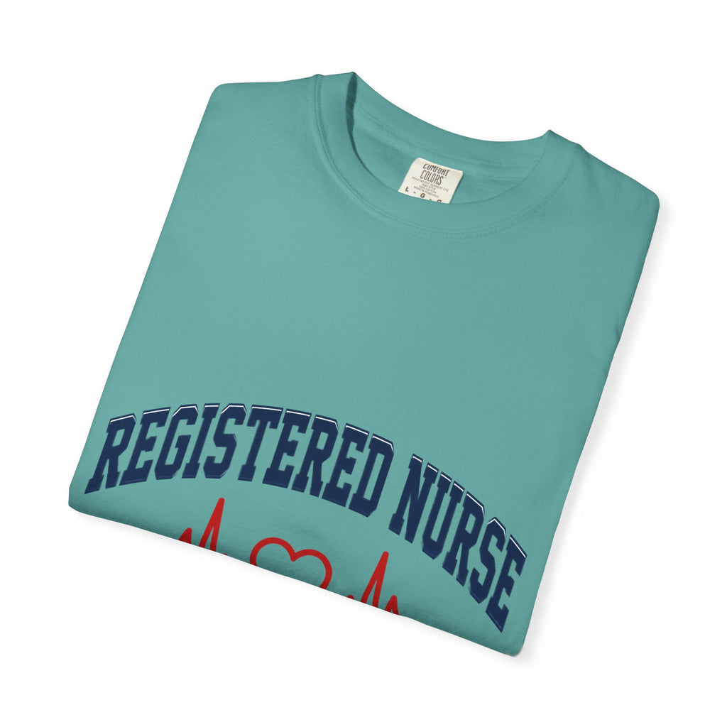 Registered Nurse Est. 2026 Varsity Heartbeat Comfort Colors T-Shirt