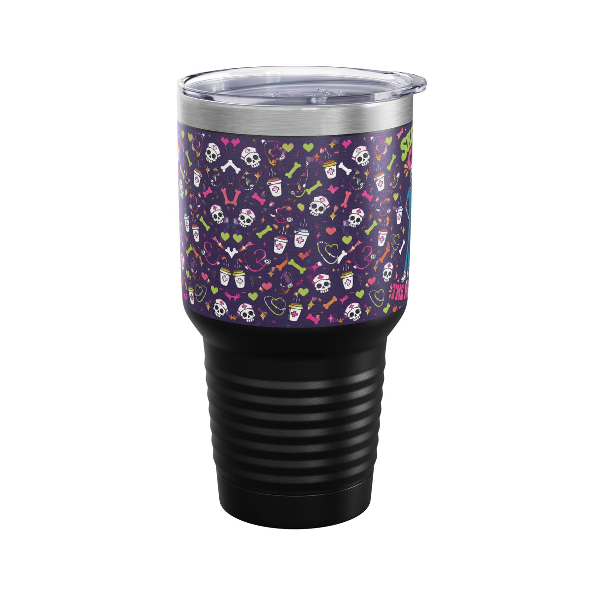 Skeleton Crew Skinny Skeleton Nurses 30oz Tundra Tumbler