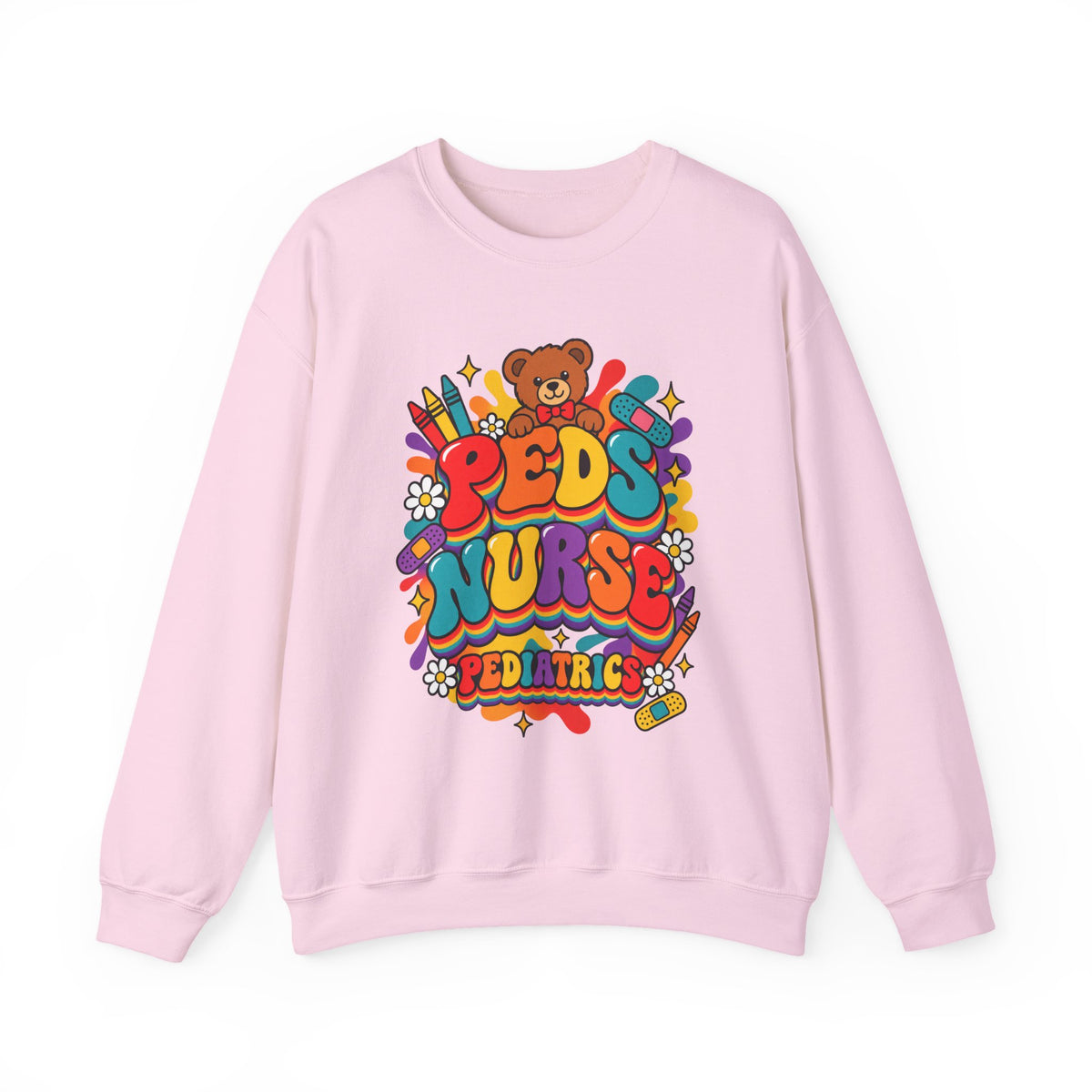 Peds Nurse Pediatrics Crewneck Sweatshirt
