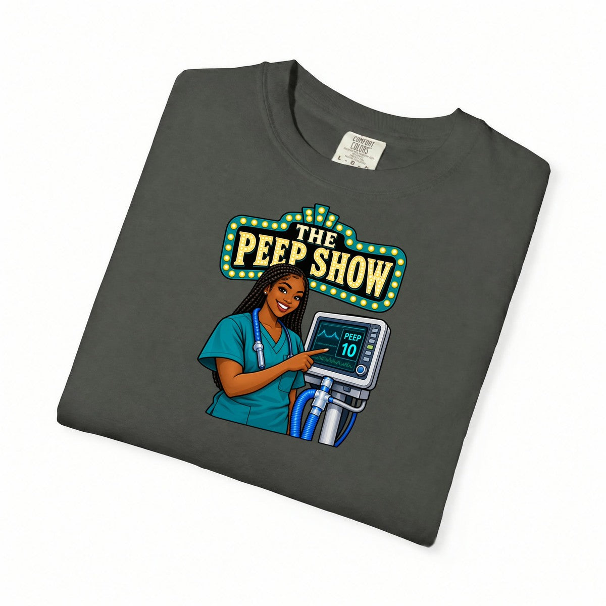 The PEEP Show Women's Respiratory Therapist Tee