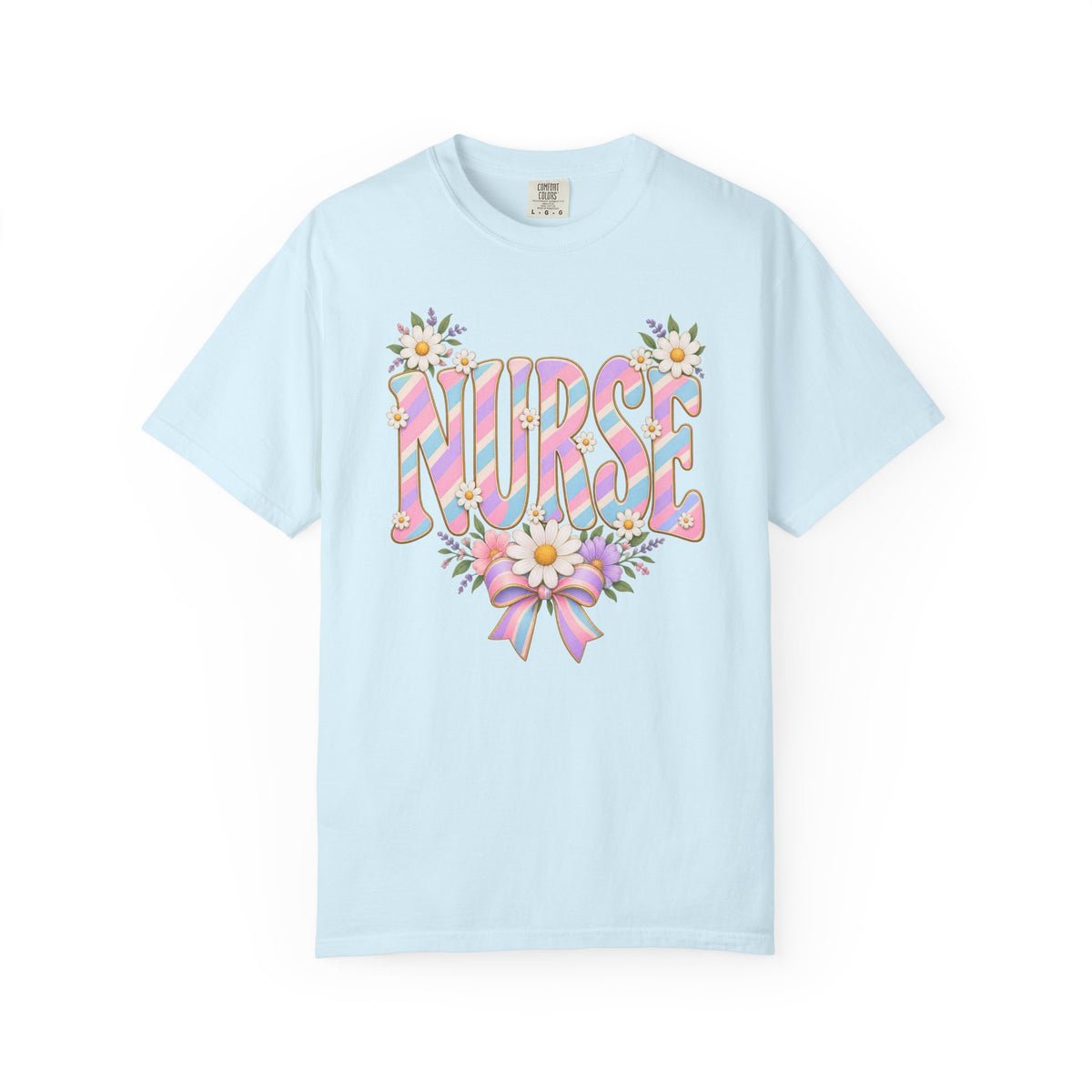 Pastel Stripe NURSE Tee