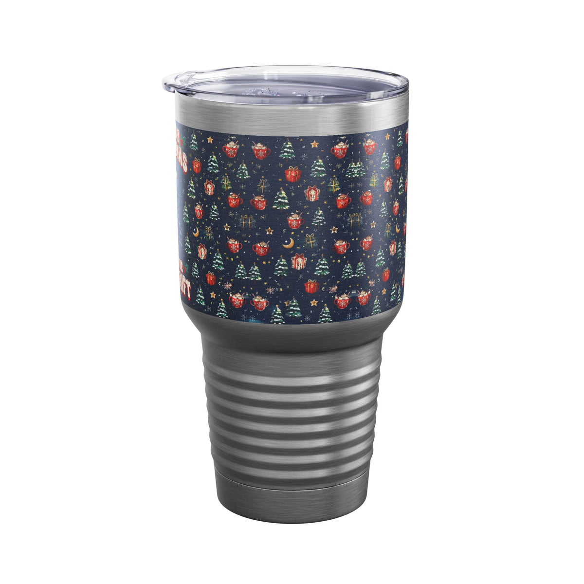 Merry Christmas From the Night Shift Skeleton Nurse 30oz Tundra Tumbler