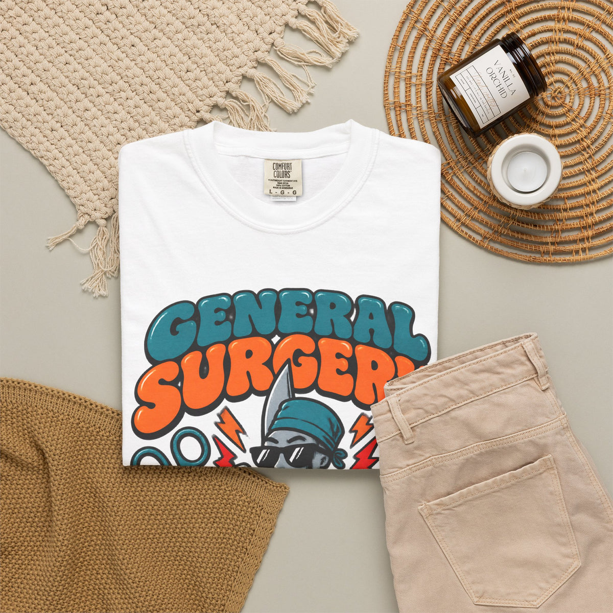General Surgery Cut It Out Funny Surgeon Comfort Colors T-Shirt