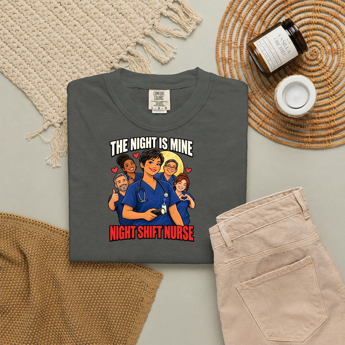 The Night Is Mine Night Shift Women's Nurse Tee