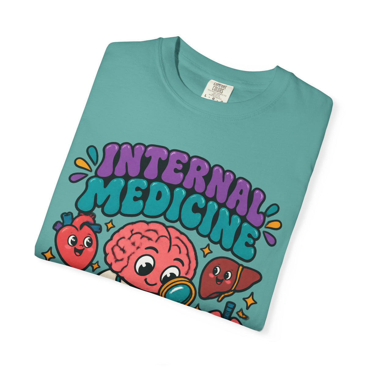 Internal Medicine Professional Overthinker Funny Doctor Comfort Colors T-Shirt
