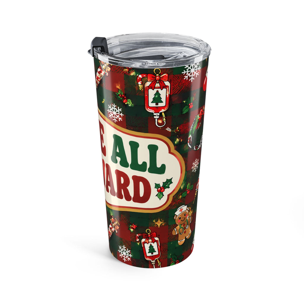 Jingle All the Ward Christmas Nurse 20oz Skinny Tumbler