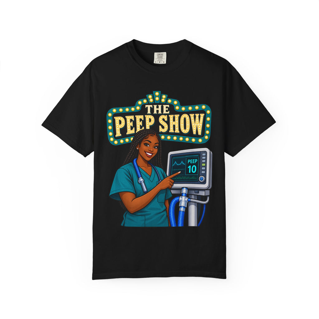 The PEEP Show Women's Respiratory Therapist Tee