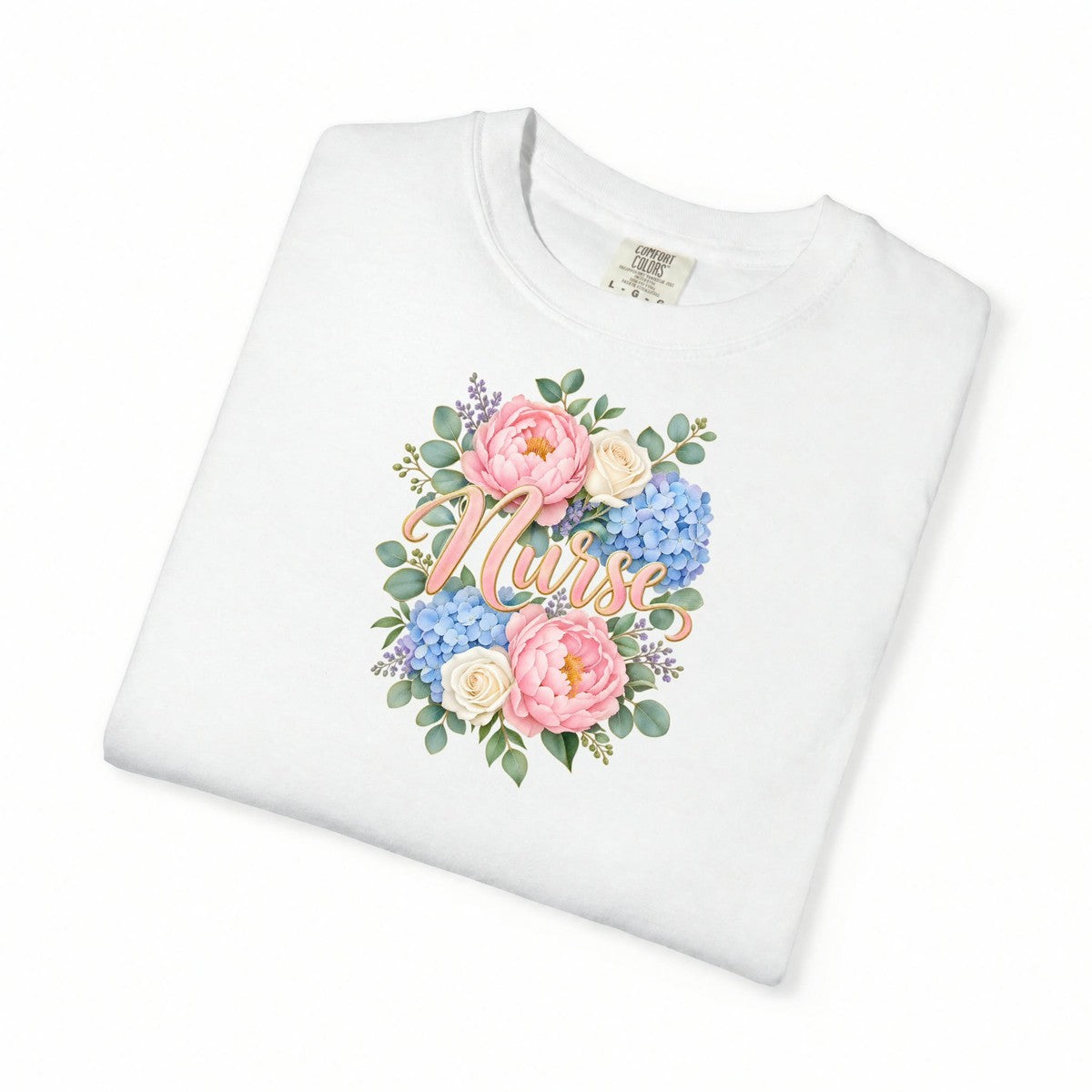 Peony and Hydrangea Nurse Tee
