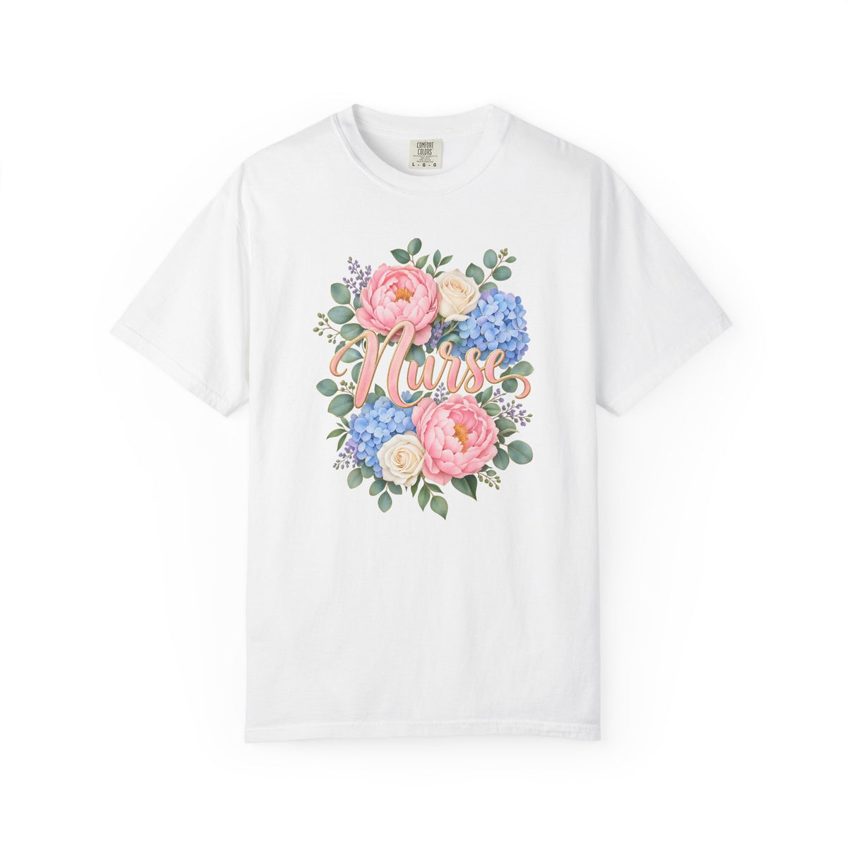 Peony and Hydrangea Nurse Tee