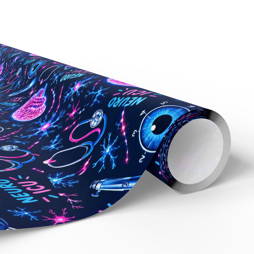 Neuro ICU Nurse Wrapping Paper Year Round