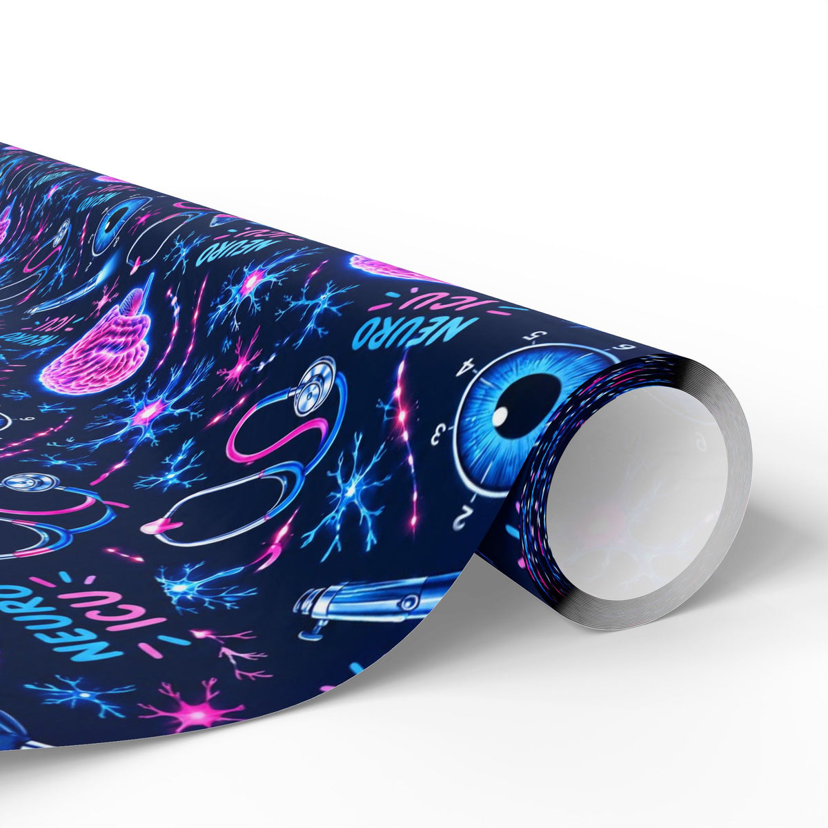 Neuro ICU Nurse Wrapping Paper Year Round