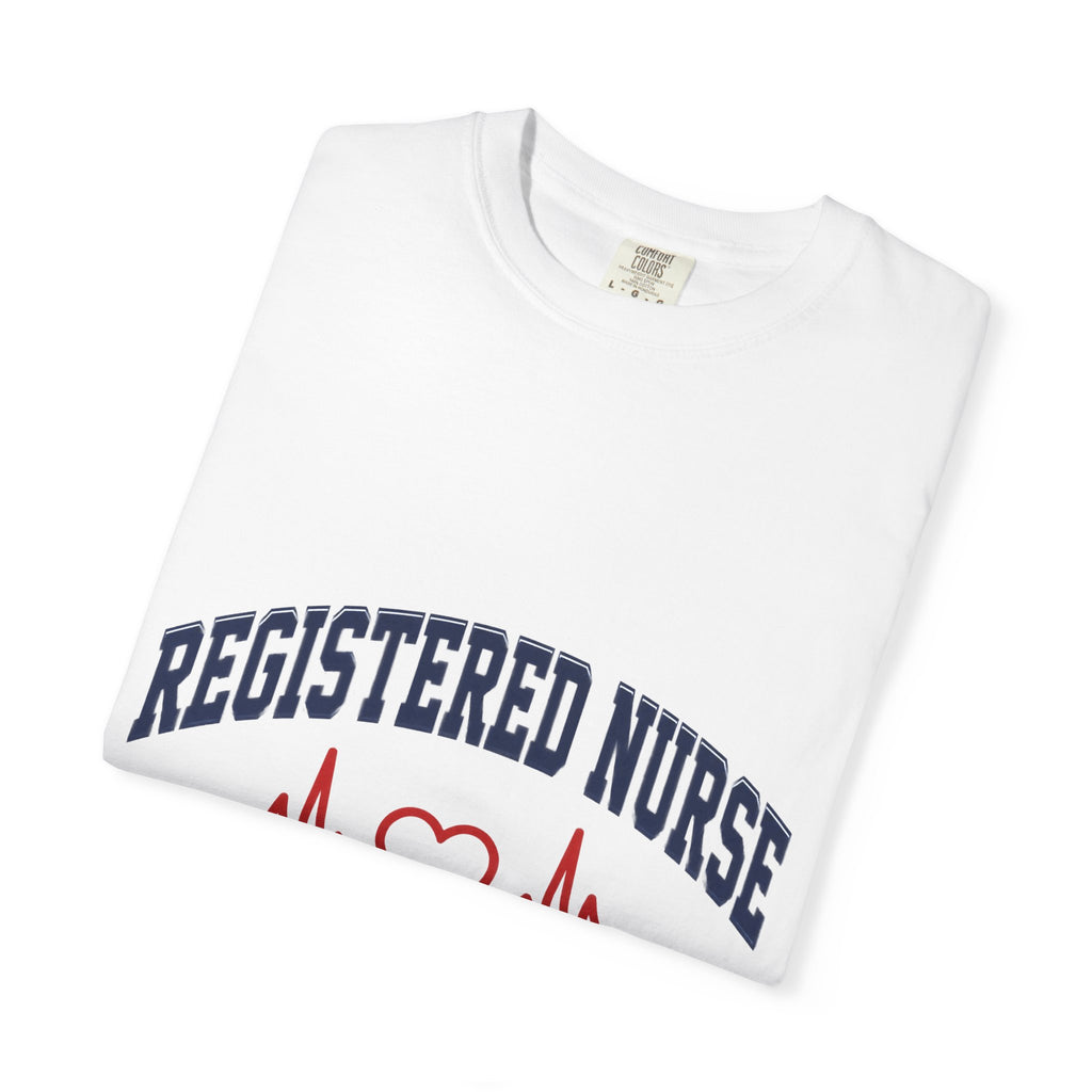 Registered Nurse Est. 2026 Varsity Heartbeat Comfort Colors T-Shirt