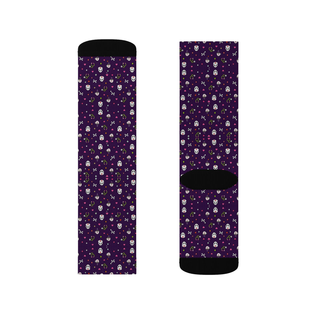 Skeleton Crew Nurse Socks