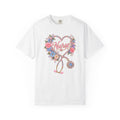 Rhinestone Stethoscope Heart Nurse Tee