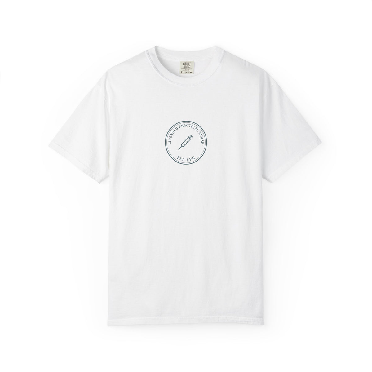 LPN Minimal Vintage Badge Licensed Practical Nurse Comfort Colors T-Shirt