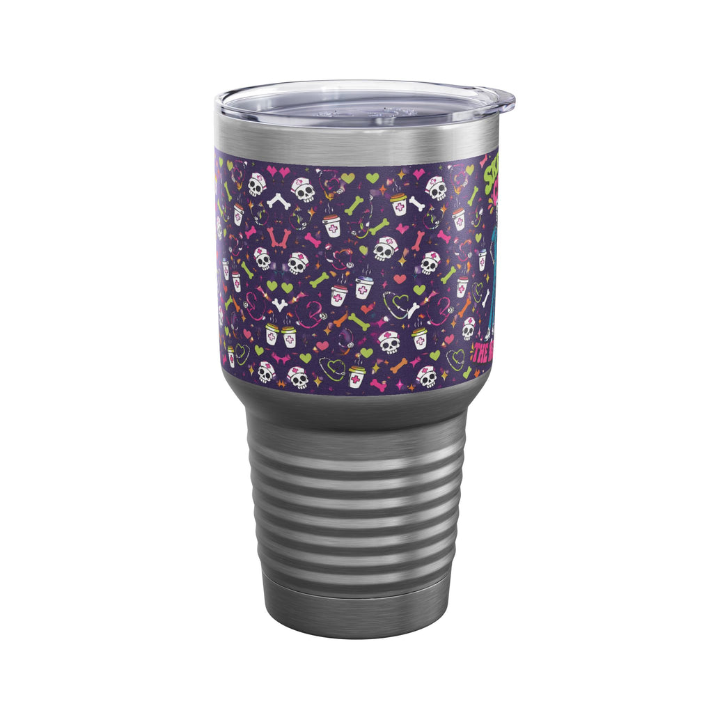 Skeleton Crew Skinny Skeleton Nurses 30oz Tundra Tumbler
